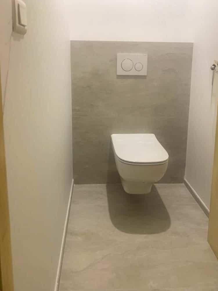 Rénovation d'un Wc suspendu