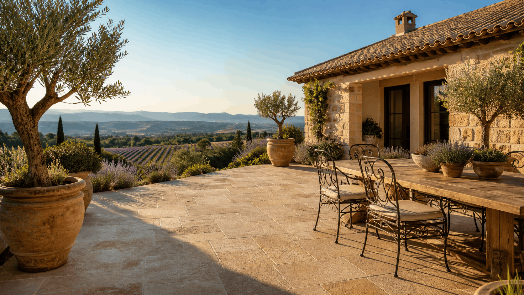 Carrelage extérieur en Provence : 8 styles qui résistent au climat méditerranéen
